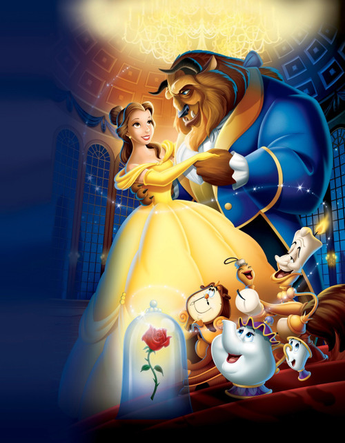 Beauty-And-The-Beast (2) Poster Canvas Movie Film Print A0 A1 A2 A3 A4 A5 A6 Ar