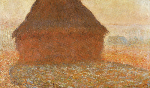 Claude Monet - Haystack Version 1 1897 Poster Canvas Movie Film Print A0 A1 A2