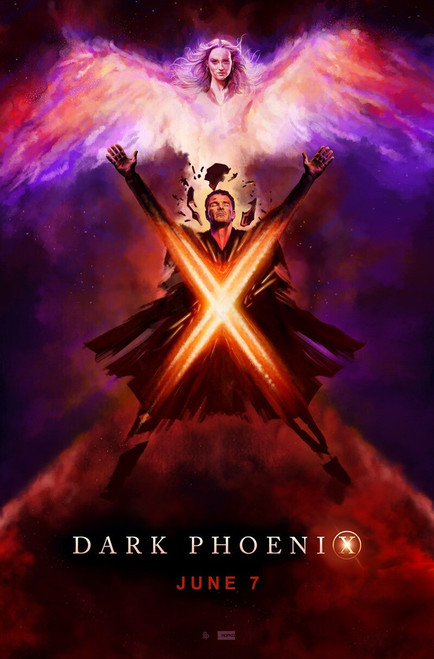 Dark Phoenix (2019)_31 Movie Film Poster Canvas iconic design