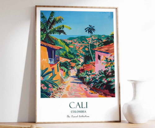 3_Cali Print, Cali Travel Poster, Latin Travel Print, Tropical Decor, Botanical