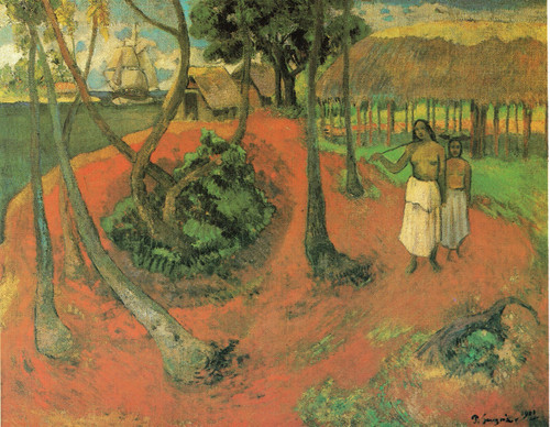 Paul Gauguin- Tahitian Idyll- 1901 Poster Canvas Movie Film Print A0 A1 A2 A3 A4