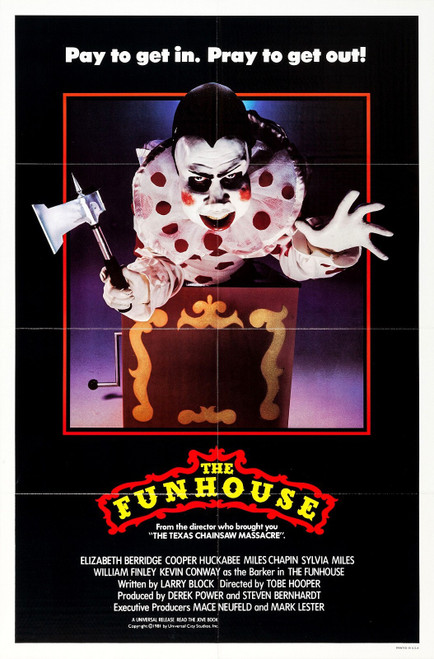 The Funhouse (1981)_2 Poster Canvas Movie Film Print A0 A1 A2 A3 A4 A5 A6 Art Wa