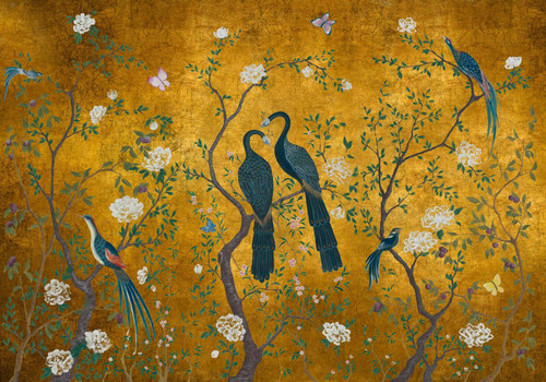 Cranes Pines and Bamboo by Ogata Korin, Japanese Decor, Gift pict Poster Canvas