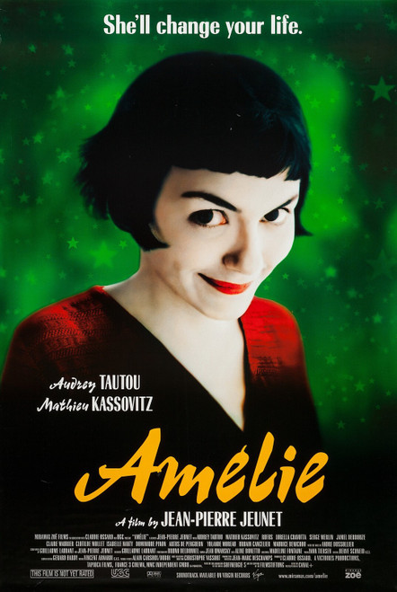 Amelie (2001)_1 Movie Film Poster Canvas iconic design