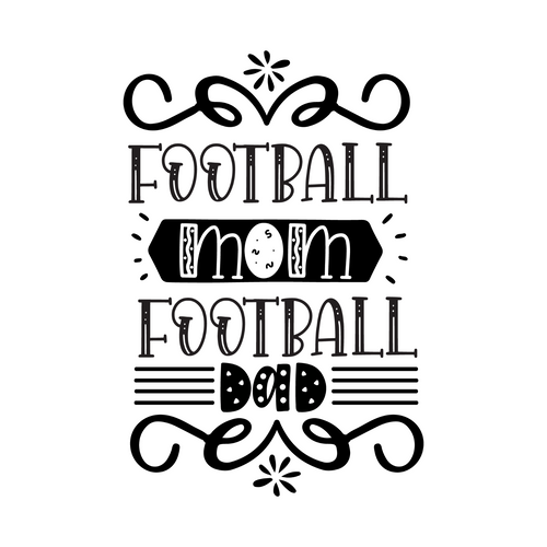 FOOTBALL MOM FOOTBALL DAD-01 Personalized Poster Canvas Print A0 A1 A2 A3 A4 A5