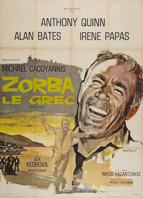 Zorba the Greek (1964)_4 Poster Canvas Movie Film Print A0 A1 A2 A3 A4 A5 A6 Art