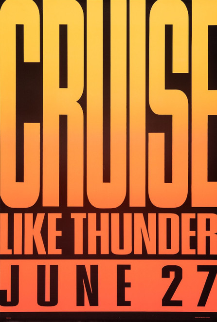 Days of Thunder (1990)_3 Movie Film Poster Canvas iconic design