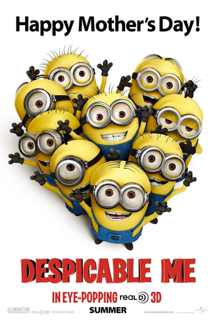 Despicable Me (2010)_7 Movie Film Poster Canvas iconic design