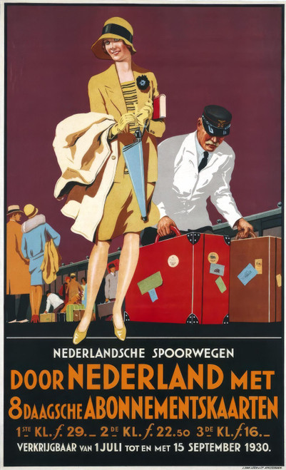 50961832578_Nederlansche Spoorwegen door Nederland met 8 daagsche Abonnementskaa