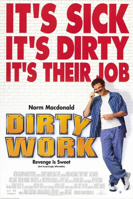 Dirty Work (1998)_1 Movie Film Poster Canvas iconic design