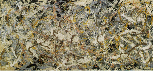 1950 Jackson Pollock Number 27 American painting Art Gallery Poster Canvas Print