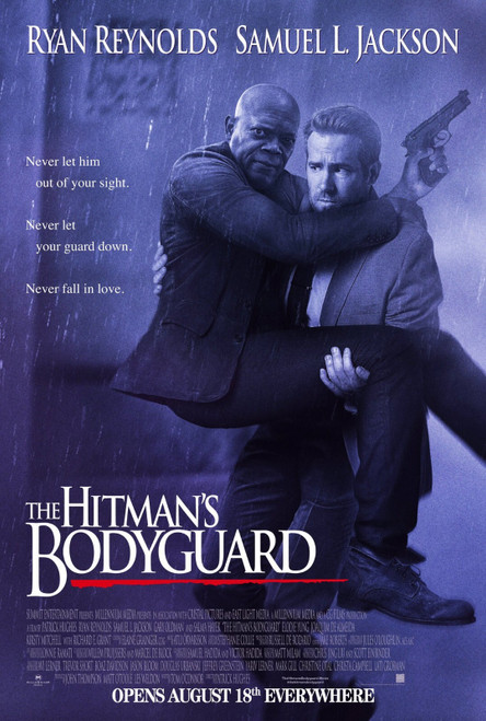 The Hitman_s Bodyguard (2017)_1 Poster Canvas Movie Film Print A0 A1 A2 A3 A4 A5