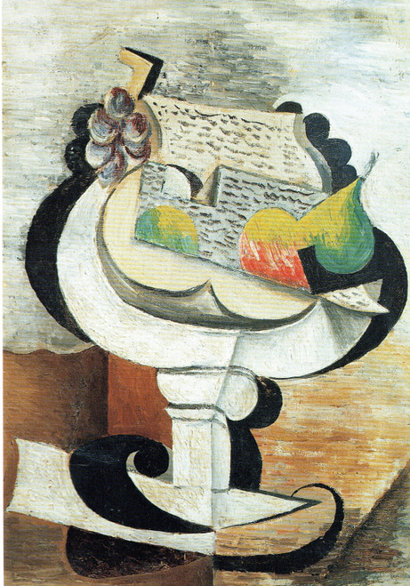 Pablo Picasso - Friut Bowl 1917 Poster Canvas Movie Film Print A0 A1 A2 A3 A4 A5