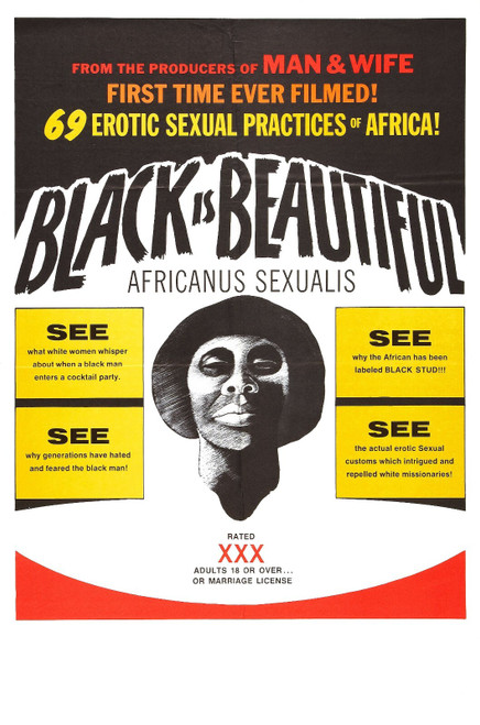 Black Is Beautiful 01 Poster Canvas Movie Film Print A0 A1 A2 A3 A4 A5 A6 Art Wa