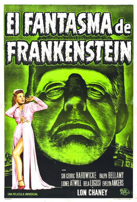 Ghost Of Frankenstein 01 Poster Canvas Movie Film Print A0 A1 A2 A3 A4 A5 A6 Art