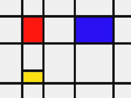 Piet Mondrian - Picture 2 Poster Canvas Movie Film Print A0 A1 A2 A3 A4 A5 A6 Ar