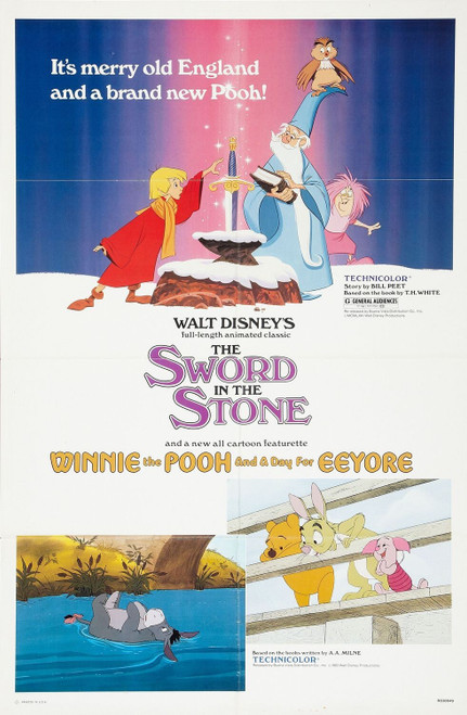 The Sword in the Stone (1963)_1 Poster Canvas Movie Film Print A0 A1 A2 A3 A4 A5