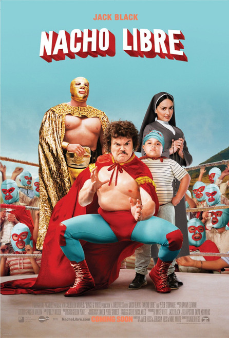 Nacho Libre (2006)_7 Poster Canvas Movie Film Print A0 A1 A2 A3 A4 A5 A6 Art Wal