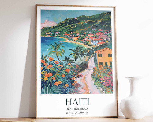 2_Haiti Print, Haiti Travel Poster, North America Travel Poster, Caribbean Print