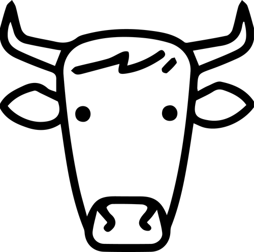 Cows in drowings (28) Poster Canvas Movie Film Print A0 A1 A2 A3 A4 A5 A6 Art Wa