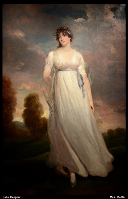 john-hoppner---mrs-dottin--jpb_29353157770_o(1) Poster Canvas Movie Film Print A