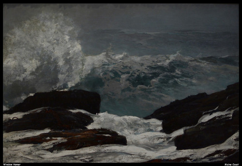 winslow-homer---maine-coast--jpb_26700230454_o(1) Poster Canvas Movie Film Print