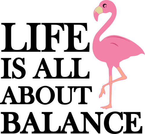 life is all about balance (2) Poster Canvas Movie Film Print A0 A1 A2 A3 A4 A5 A