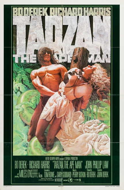 Tarzan, the Ape Man (1981)_1 Poster Canvas Movie Film Print A0 A1 A2 A3 A4 A5 A6