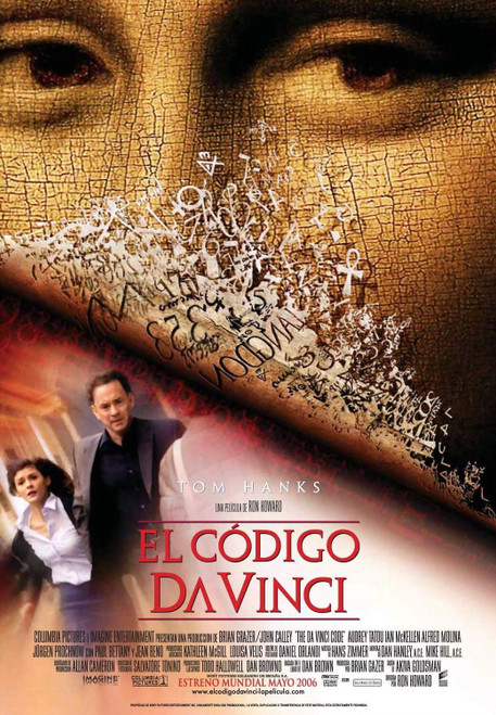 The Da Vinci Code (2006)_8 Poster Canvas Movie Film Print A0 A1 A2 A3 A4 A5 A6 A