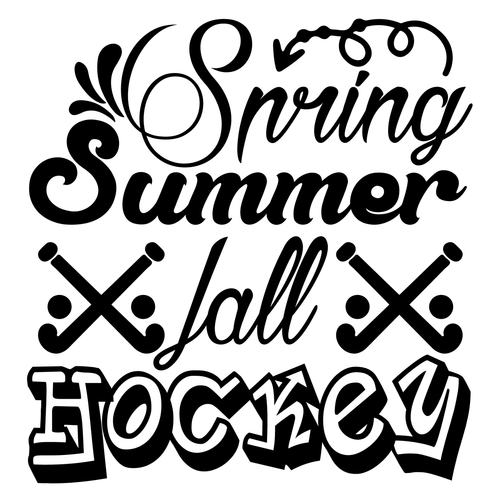 Spring Summer Fall Hockey-01 Poster Canvas Movie Film Print A0 A1 A2 A3 A4 A5 A6