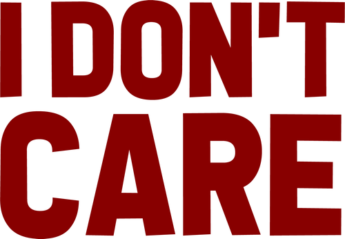 i dont care (2) Poster Canvas Movie Film Print A0 A1 A2 A3 A4 A5 A6 Art Wall De