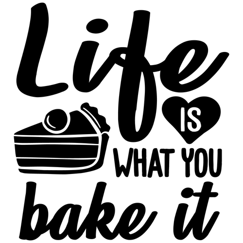 Life Is What You Bake It (2) Poster Canvas Movie Film Print A0 A1 A2 A3 A4 A5 A6