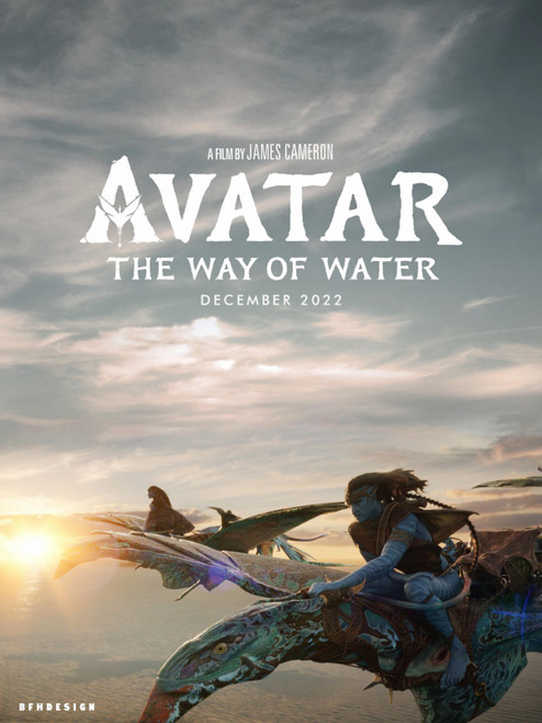 Avatar The Way of Water 38 Poster Canvas Movie Film Print A0 A1 A2 A3 A4 A5 A6 A