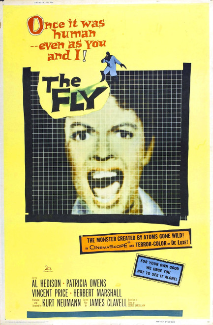 Fly 1958 02 Poster Canvas Movie Film Print A0 A1 A2 A3 A4 A5 A6 Art Wall Decorat