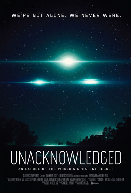 Unacknowledged (2017)_0 Poster Canvas Movie Film Print A0 A1 A2 A3 A4 A5 A6 Art