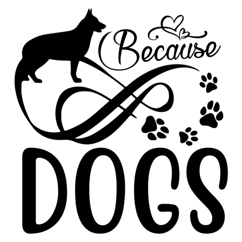 Because Dogs-01 (2) Poster Canvas Movie Film Print A0 A1 A2 A3 A4 A5 A6 Art Wall