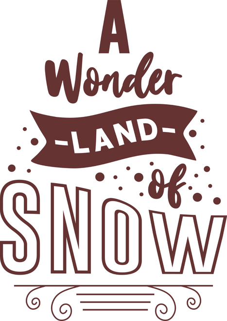 A Wonder Land of Snow Fun Gift Poster Canvas Print A0 A1 A2 A3 A4 A5 A6 Art Wall