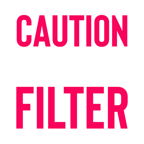 Caution I Have No Filter-01 (26) Poster Canvas Movie Film Print A0 A1 A2 A3 A4 A