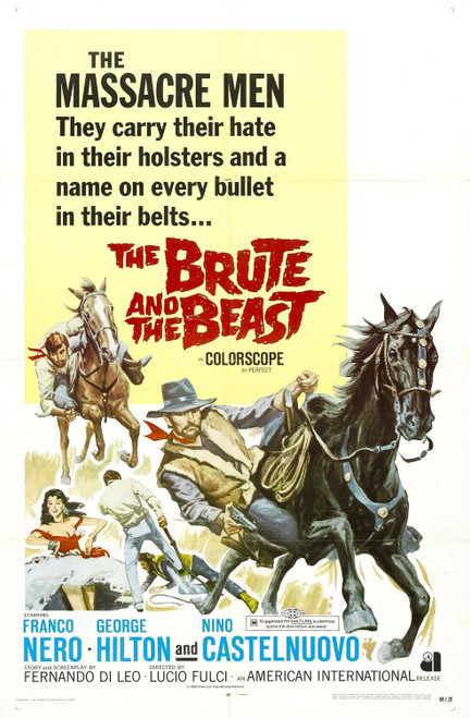 The Brute and the Beast (1968)_0 Poster Canvas Movie Film Print A0 A1 A2 A3 A4 A