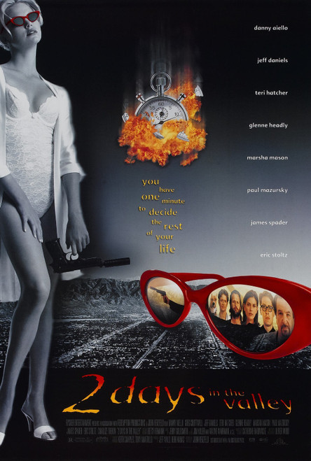 2 Days In The Valley (1996)_2 Movie Film Poster Canvas iconic design