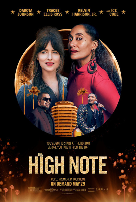 The High Note (2020)_2 Poster Canvas Movie Film Print A0 A1 A2 A3 A4 A5 A6 Art W