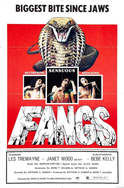 Fangs 01 Poster Canvas Movie Film Print A0 A1 A2 A3 A4 A5 A6 Art Wall Decoration