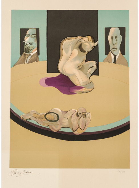 Francis Bacon - Lithograph 1975 Poster Canvas Movie Film Print A0 A1 A2 A3 A4 A5