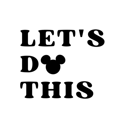 letsdothismickey Poster Canvas Movie Film Print A0 A1 A2 A3 A4 A5 A6 Art Wall De