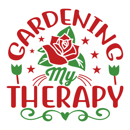 Gardening my therapy-01 Personalized Poster Canvas Print A0 A1 A2 A3 A4 A5 A6 Ar