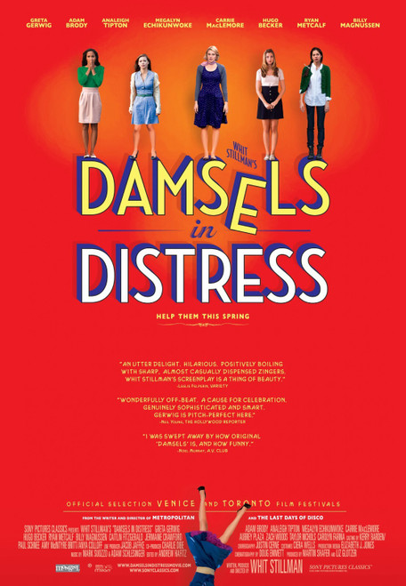 Damsels in Distress (2012)_1 Movie Film Poster Canvas iconic design Damsels in Distress (2012)_1 Movie Film Poster Canvas iconic design