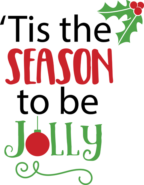 Tis The Season To Be Jolly (3) Poster Canvas Movie Film Print A0 A1 A2 A3 A4 A5
