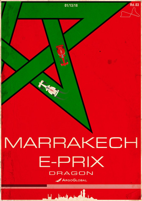 Dragon Marrakech 1 Poster Canvas Print Art Painting Decor Reprint wall A0 A1 A2