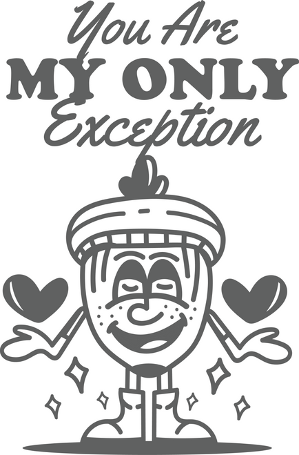 You are My Only Exception Poster Canvas Movie Film Print A0 A1 A2 A3 A4 A5 A6 Ar