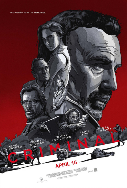 Criminal (2016)_8 Movie Film Poster Canvas iconic design